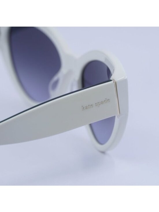 Kate Spade PAISLEIGH/S 0VK6 9O Sunglasses - White Frame, Grey Lenses main image 10